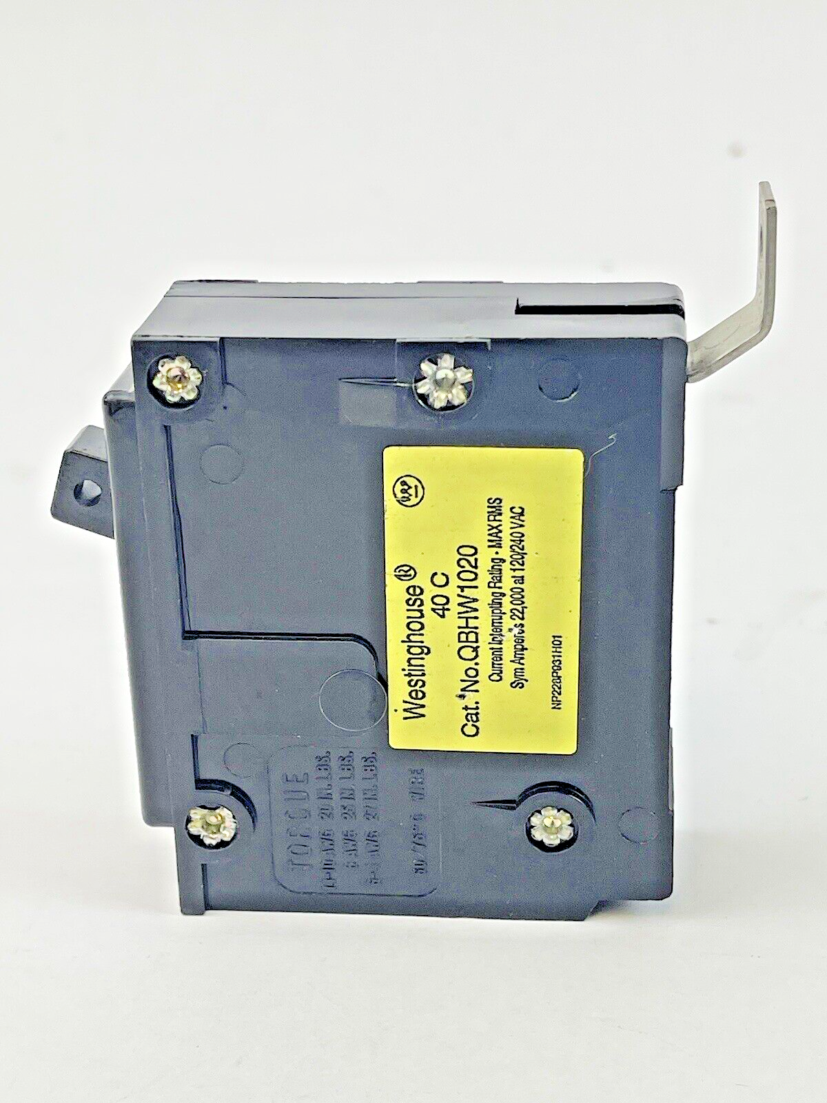 CUTLER-HAMMER WESTINGHOUSE *LOT OF 10* QBHW1020 -20A/1 POLE/240 VAC/QUICKLAG4