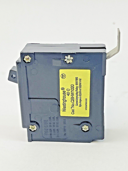 CUTLER-HAMMER WESTINGHOUSE *LOT OF 10* QBHW1020 -20A/1 POLE/240 VAC/QUICKLAG4