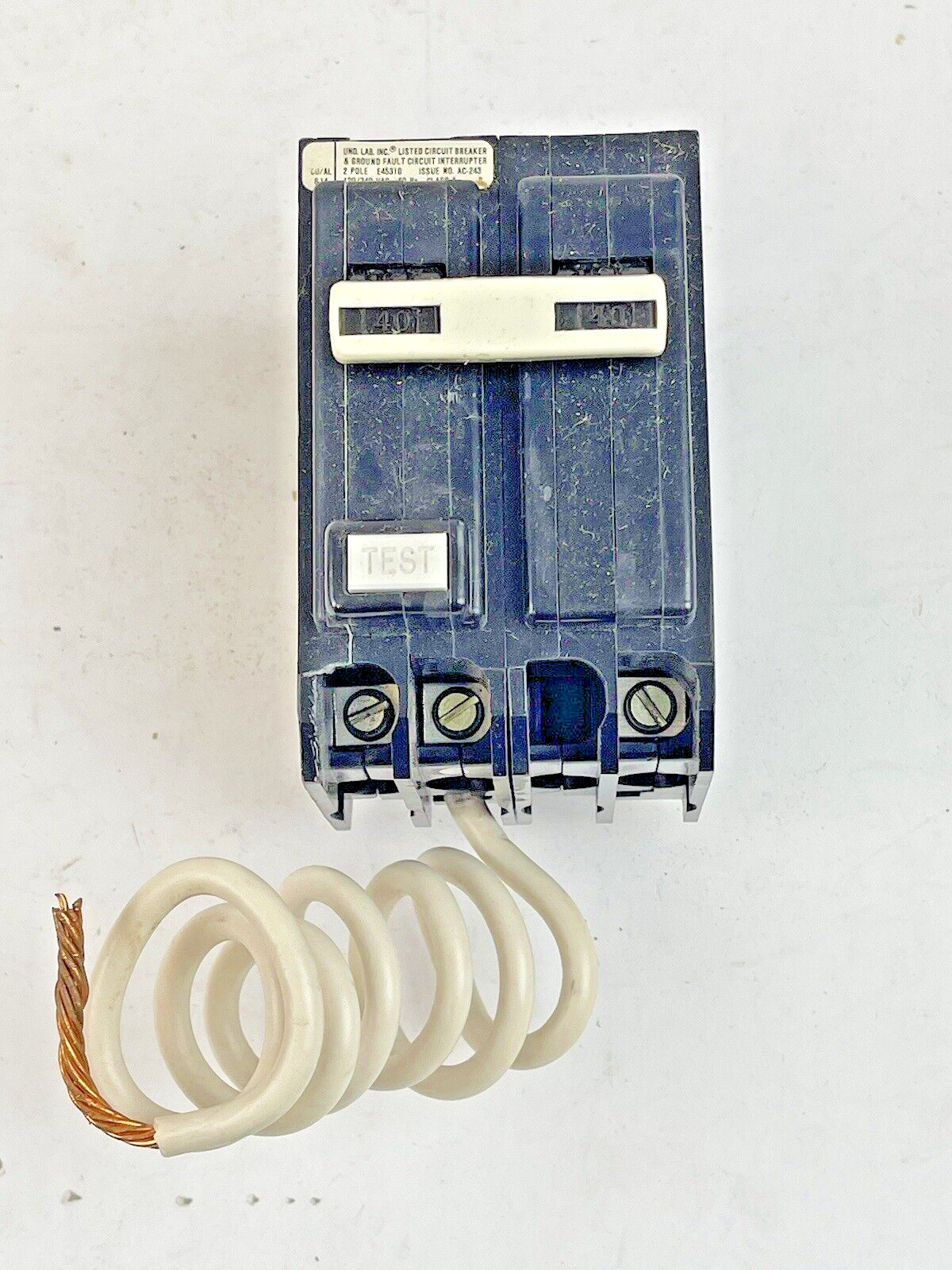 CROUSE-HINDS - EP240GF - 1" PER POLE, 40 A, 240 VAC-GROUND FAULT CIRCUIT BREAKER4