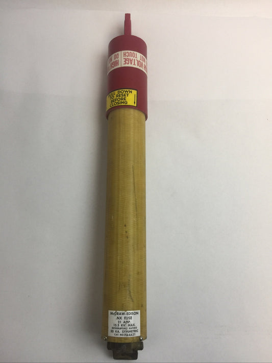 McGRAW-EDISON NX FUSE FA4A21 21 AMP 15.5 KV INTERRUPTING RATING 50 KA SYMMETRIC0