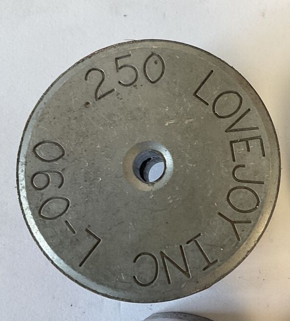 LOVEJOY L-090 JAW COUPLING HUB L090 .250 ***LOTOF6***1