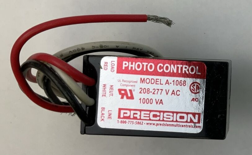 PRECISION MODEL A-1068 PHOTO CONTROL 208-277VAC 1000VA0