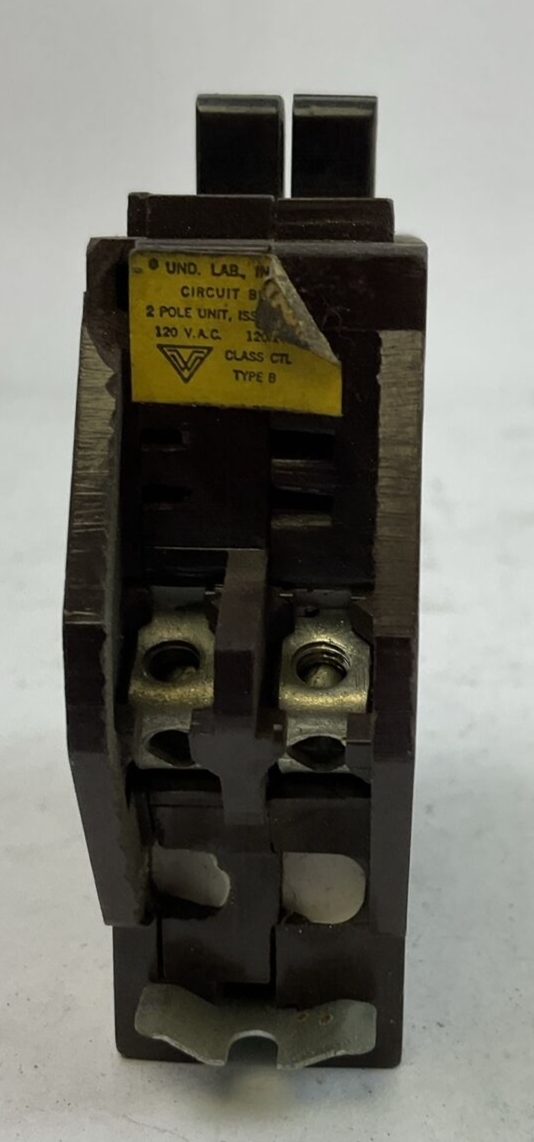 WADSWORTH B4020 40/20AMP 2POLE 120/240VAC CIRCUIT BREAKER2