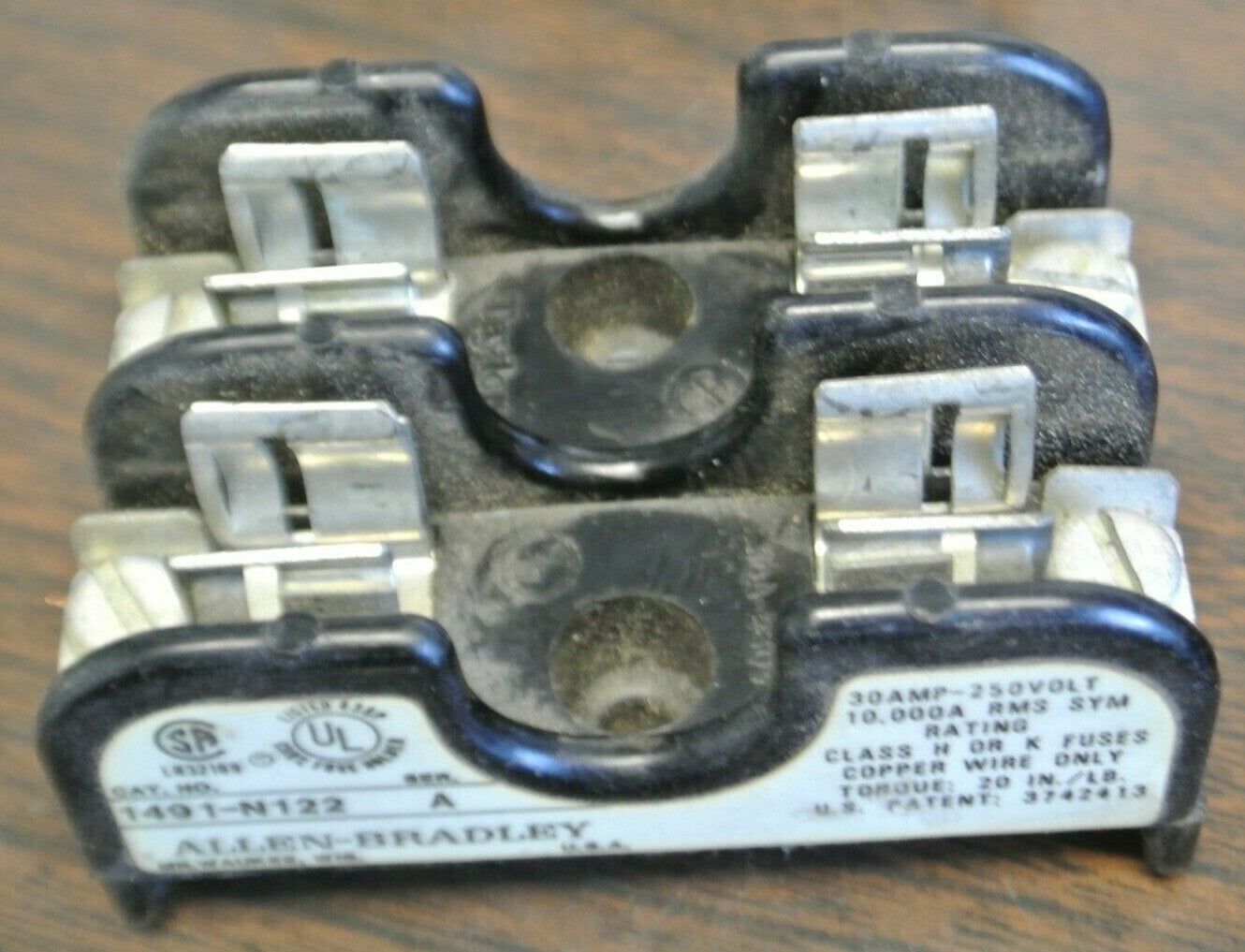 ALLEN-BRADLEY / TAYLOR 1491-N122 / 40023-408-02 / 20327 FUSE HOLDER / 30A / 250V0