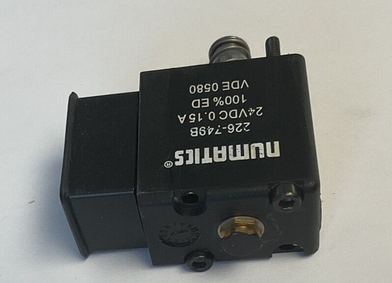 NUMATICS 226-749B SOLENOID COIL 24VDC 0.15A5