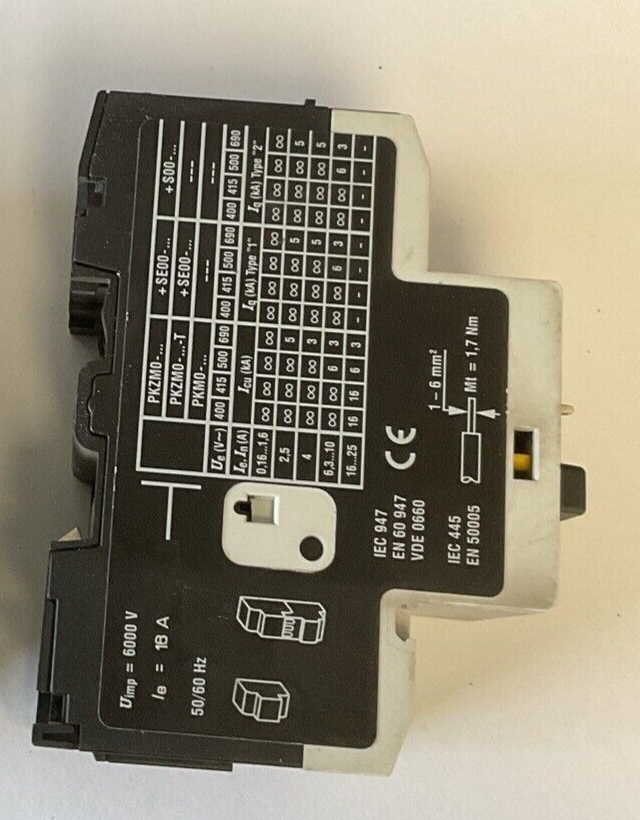 MOELLER PKZM0-16 MOTOR CIRCUIT BREAKER SER2&4 16A ***LOTOF2***5