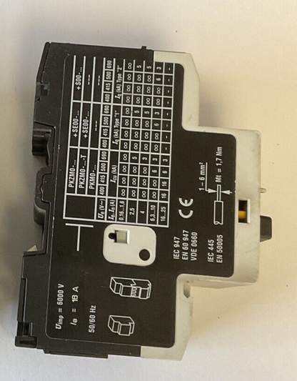 MOELLER PKZM0-16 MOTOR CIRCUIT BREAKER SER2&4 16A ***LOTOF2***5