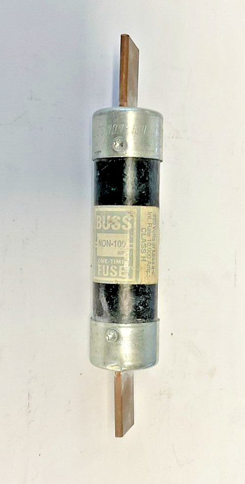 BUSS NON-100 FUSE 100A 250VAC CLASS H0
