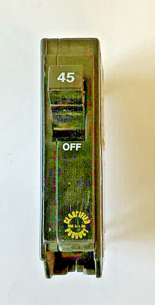 EATON CHQ1045 CIRCUIT BREAKER 45A 120/240VAC 1POLE0