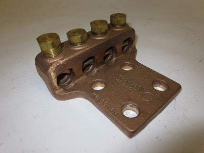 DOSSERT H4L50-4N 4-CONDUCTOR BRONZE BOLTED CABLE TERMINAL - 230kV - NEW SURPLUS8