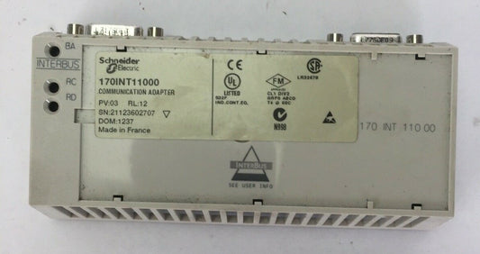 SCHNEIDER 170INT11000 COMMUNICATION ADAPTER0