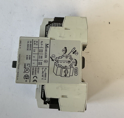MOELLER PKZM0-6.3 MOTOR PROTECTOR SER.2 50-60HZ 400VAC3