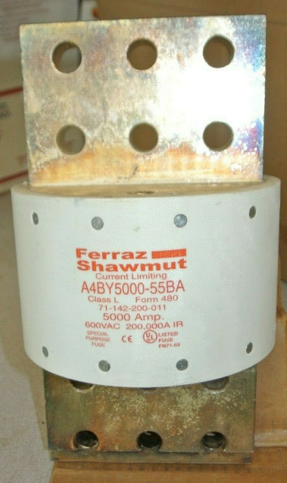 FERRAZ-SHAWMUT A4BY5000-55BA FUSE / 5000A / 600V / NEW SURPLUS0