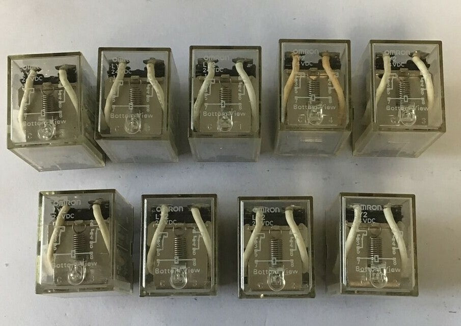 OMRON LY2 RELAY 24VDC 12A 240VAC ***LOTOF9***0