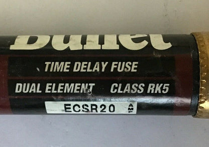 BULLET TIME DELAY ECSR20 600V 20AMP ***LOTOF3***6