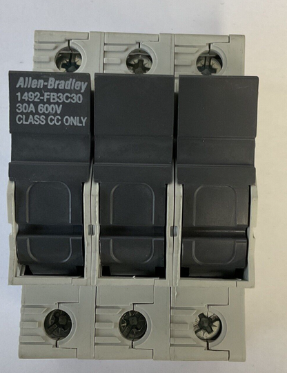 ALLEN BRADLEY 1492-FB3C30 FUSE HOLDER 30A 600VAC SER.B0