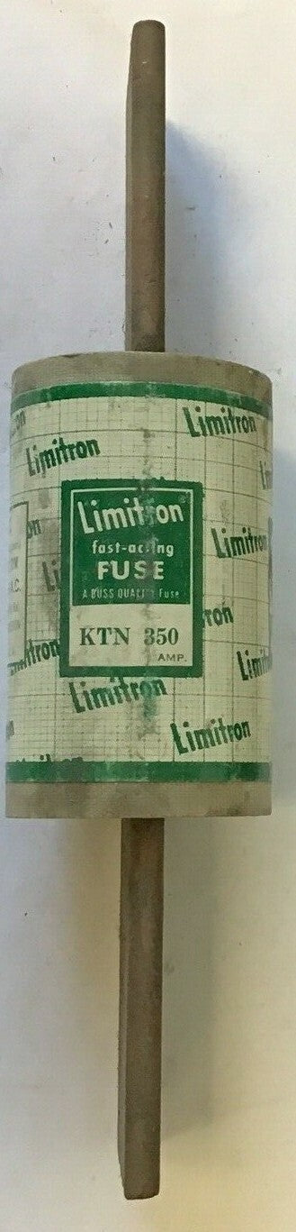 BUSSMANN LIMITRON KTN 350 FAST ACTING FUSE 250VAC CLASS K10