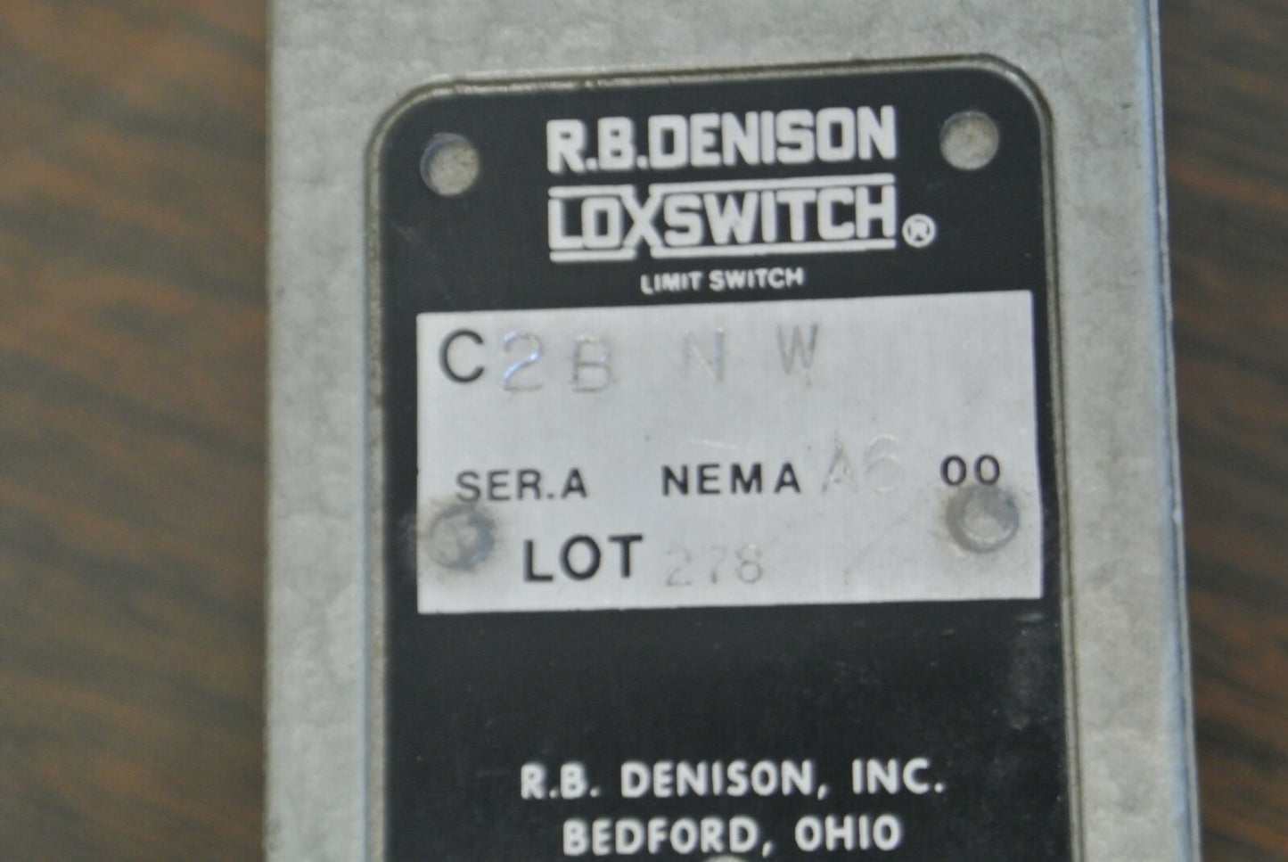 GOULD / R.B. DENISON C2B NW / C2BNW LOX-SWITCH w/ WOBBLE STICK / NEW SURPLUS1