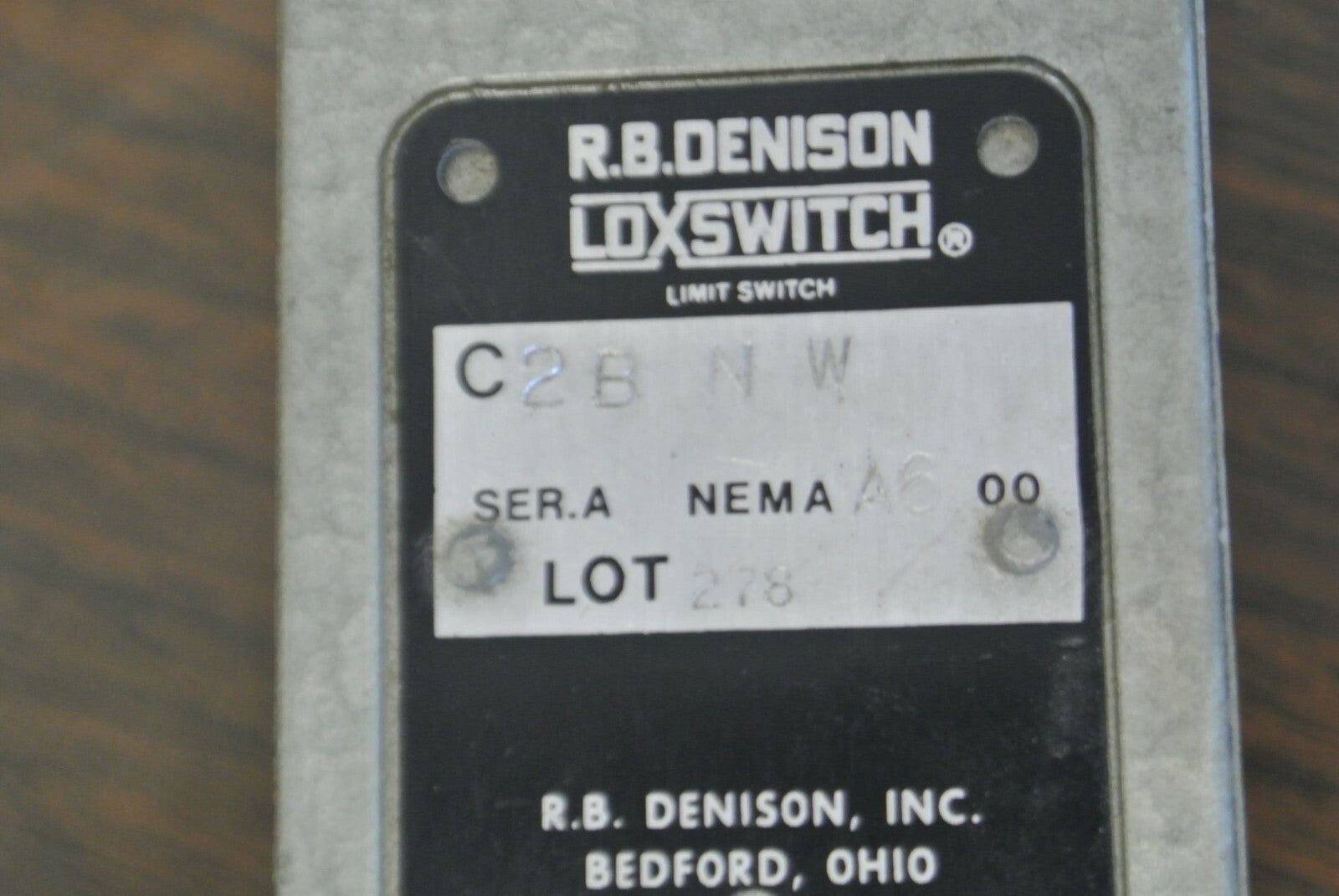 GOULD / R.B. DENISON C2B NW / C2BNW LOX-SWITCH w/ WOBBLE STICK / NEW SURPLUS1