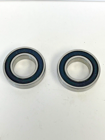 DUF *LOT OF 2*- 6005-2RS -DEEP GROOVE DOUBLE RUBBER SEAL BALL BEARING-25x47x12mm3
