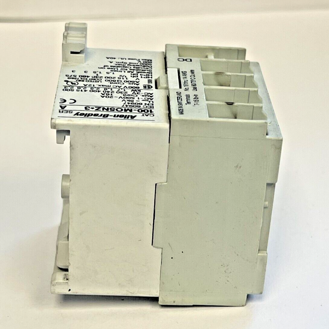 ALLEN BRADLEY - 100-MO5NZ*3 SER. A 24VDC COIL MOTOR STARTER CONTACTOR4