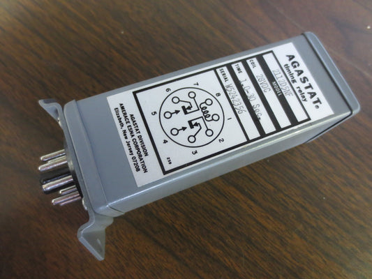AGASTAT 2112D5NF MINIATURE TIMING RELAY 1.0 - 30 SECONDS, 28VDC - NEW SURPLUS0