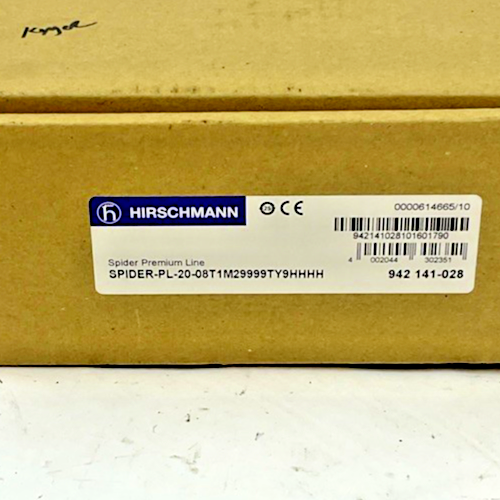 HIRSCHMANN SPIDER-PL-20-08T1M29999TY9HHHH ETHERNET SWITCH9