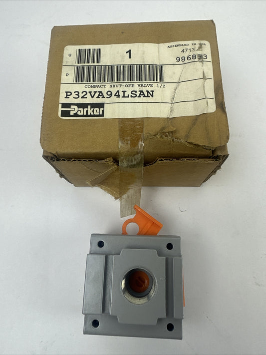 PARKER P32VA94LSAN COMPACT SHUT-OFF VALVE 1/20