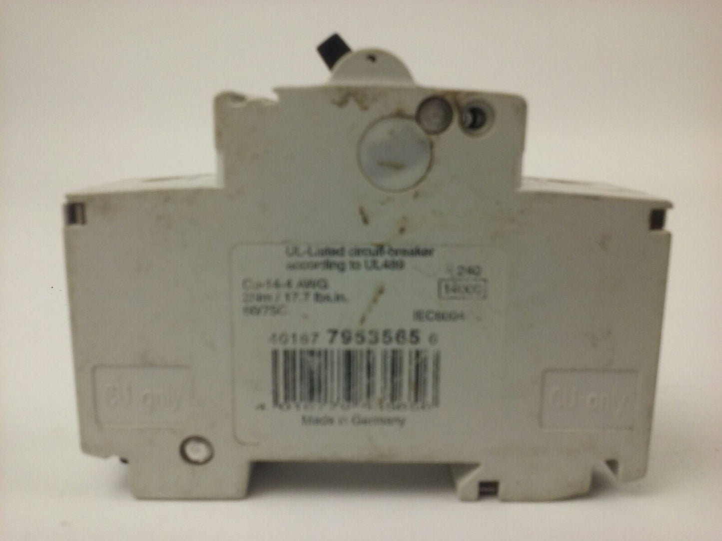 ABB, S281UX, S281UX-K6A, CIRCUIT BREAKER, 1P, 240V, 50/60HZ,14KA,6A, NEW SURPLUS2