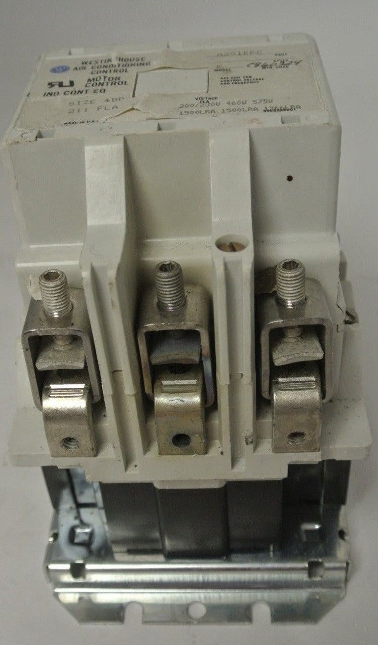WESTINGHOUSE A201KFC MODEL K - AIR CONDITIONING MOTOR CONTROL SIZE 4DP 120V COIL4