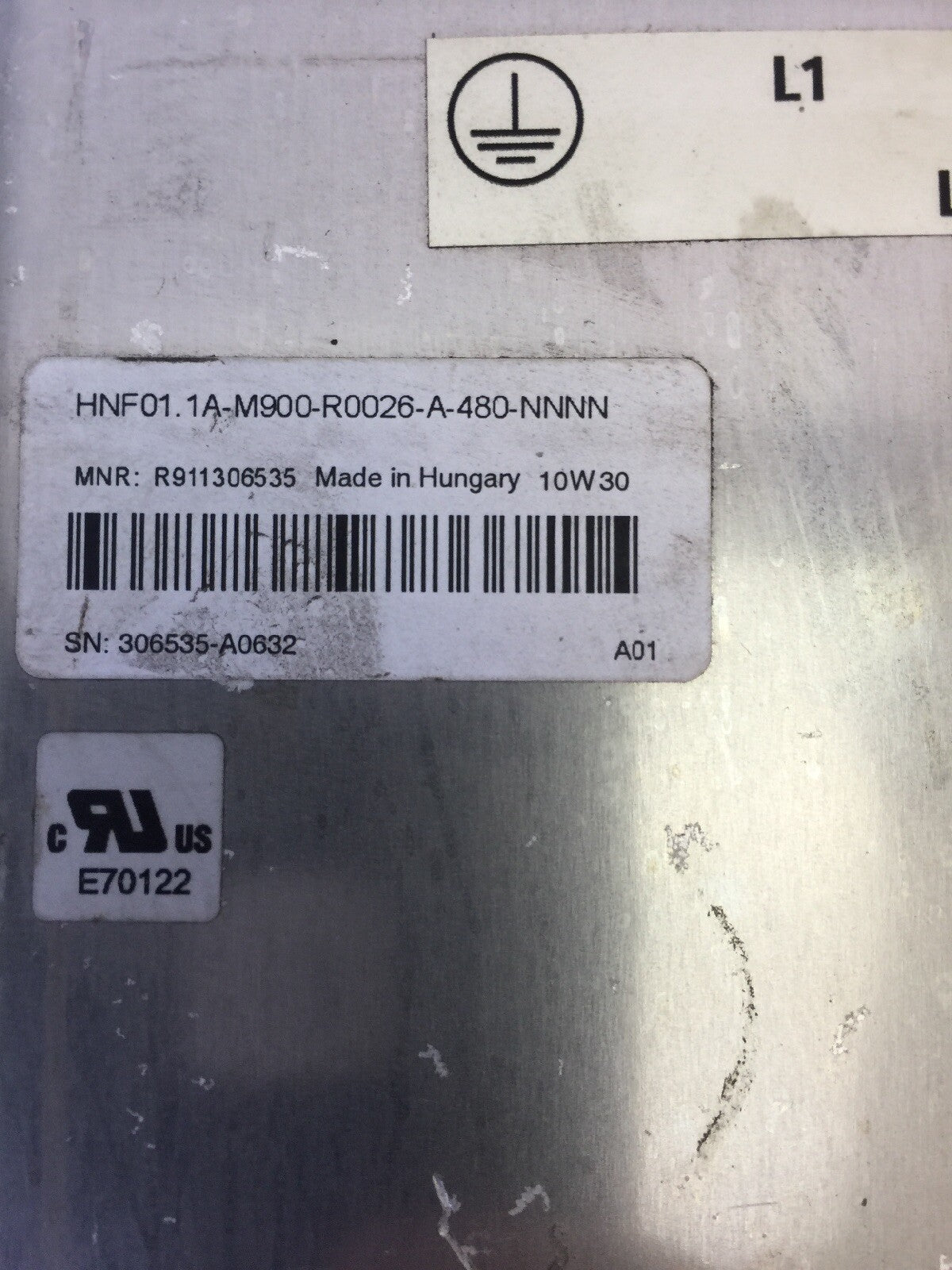 REXROTH HNF01.1A-M900-R0026-A-480-NNNN IndraDrive 3 X AC 400/480V 50/60HZ 26A3