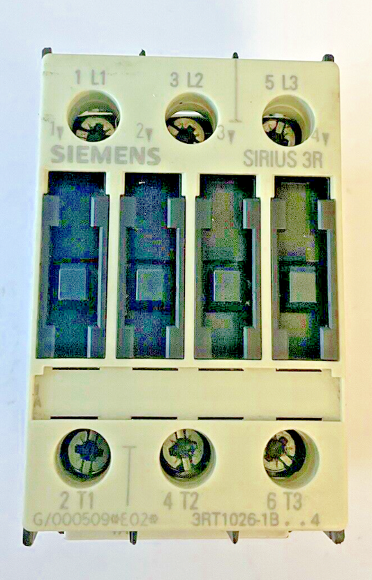 SIEMENS 3RT1026-1B..4 CONTACTOR 24VDC 35A 600V0