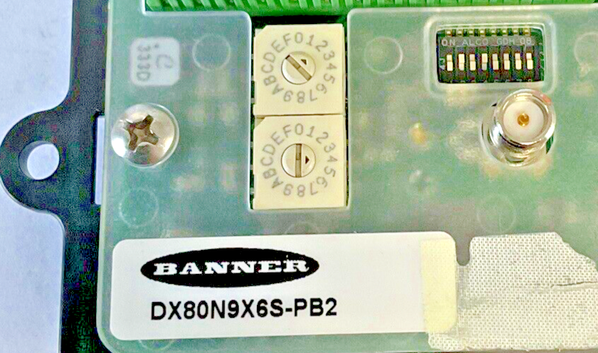 BANNER DX80N9X6S-PB2 NODE BOARD WITH ANTENNA2