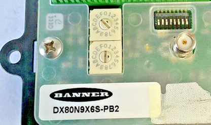 BANNER DX80N9X6S-PB2 NODE BOARD WITH ANTENNA2