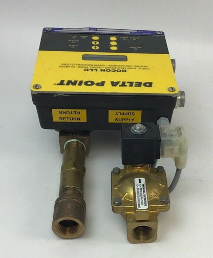 DELTA POINT MODEL CODE BETA FLOW METER S/N:BETA10011 W/PARKER VALVE 6