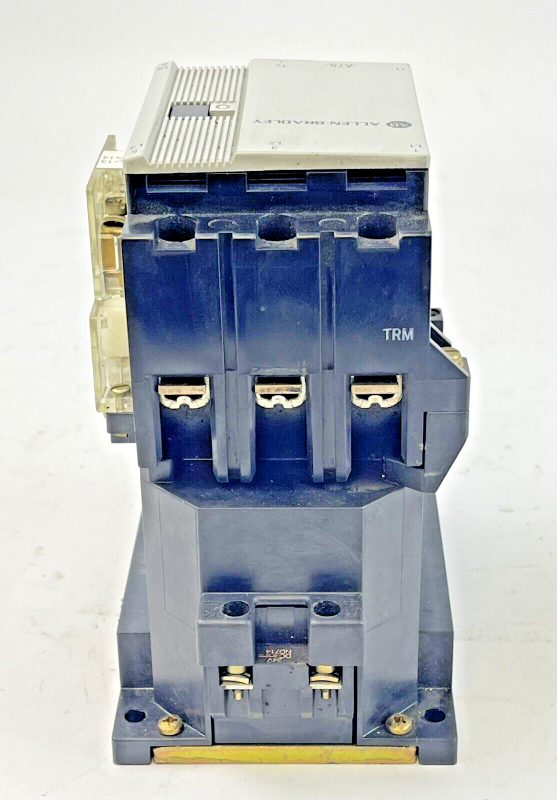 ALLEN-BRADLEY-100A75NZ*3 SER. B-24V COIL, 75A, 600VAC, 3 POLE & 195-GA10 SER. A4