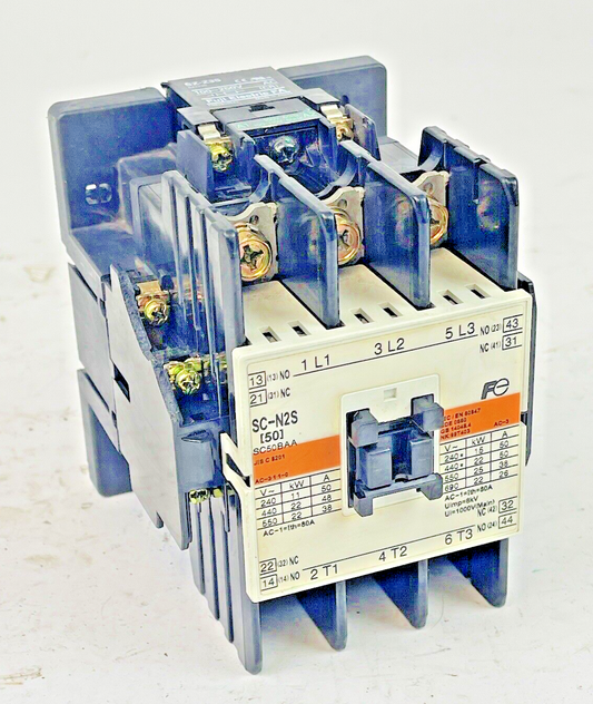 FUJI - SC-N2S - MAGNETIC CONTACTOR - 10A, 120VAC, 50/60HZ & SZ-Z35 SURGE SUPP0