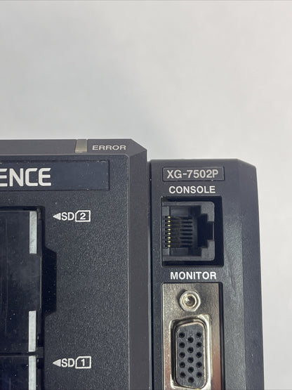KEYENCE XG-7502P HIGH-SPEED AND FLEXIBLE CONTROLLER CA-DC21E CONTROLLER1