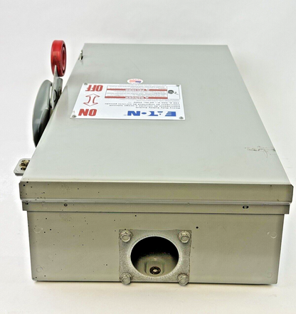 EATON - DH363NRK -  RAINPROOF FUSIBLE SAFETY SWITCH - 100A/600VAC/3 POLE/TYPE 3R9