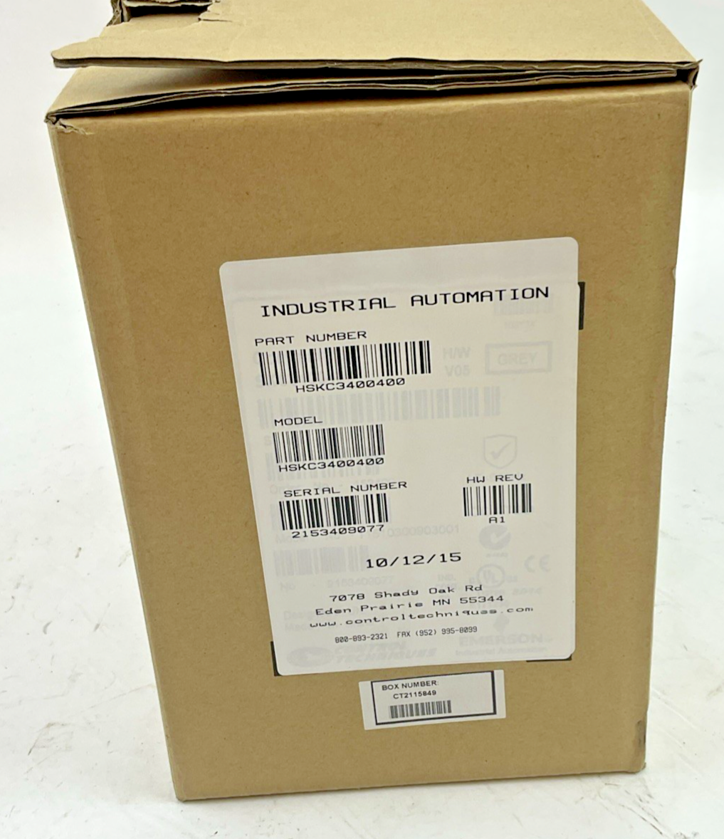 CONTROL TECHNIQUES SKC3400400 DRIVE 4.0KW 11.9A 480V8