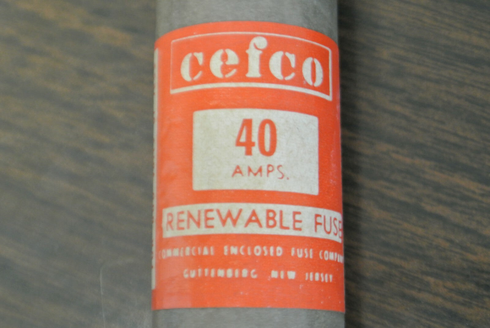 BOX of 10 / CEFCO R40 TIME LAG RENEWABLE FUSE / 40A / 600V / NEW SURPLUS2