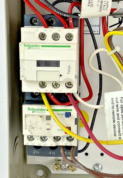 SCHNEIDER ELECTRIC / TELEMECANIQUE LE1D123A62 ENCLOSED CONTACTOR LC1 D1210