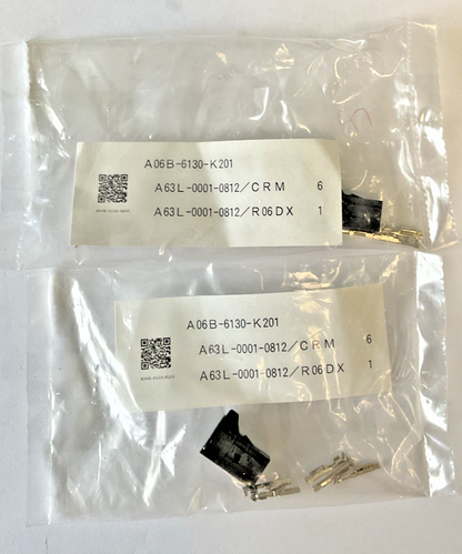 FANUC A06B-6130-K201 CONNECTOR A63L-0001-0812***LOTOF2***0
