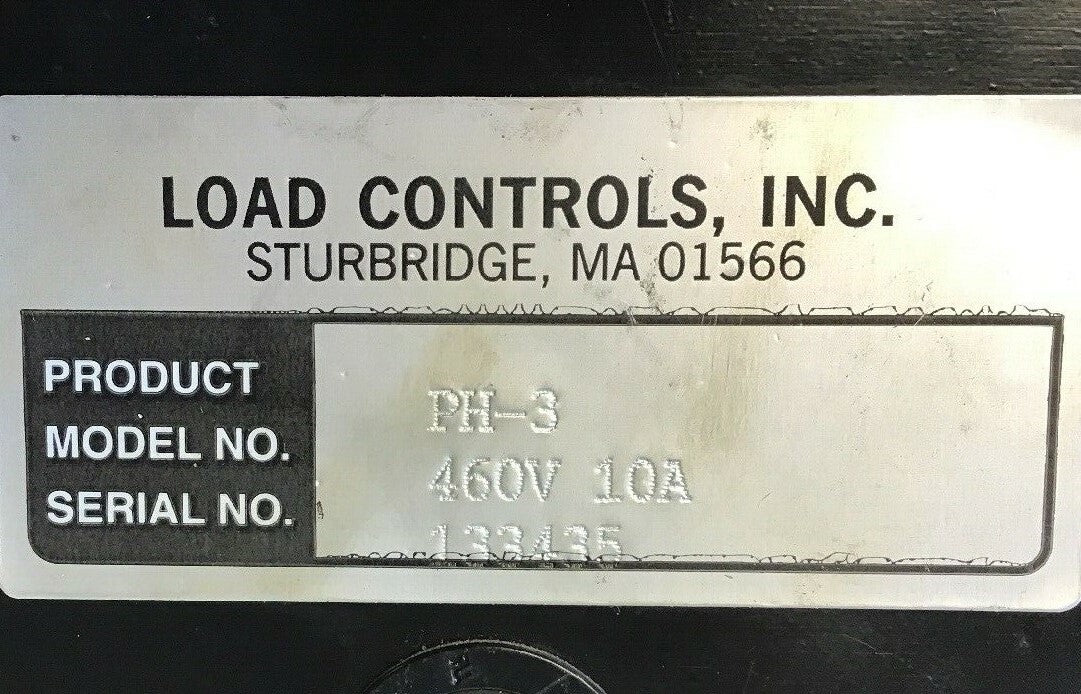 LOAD CONTROLS INC. PH-3 460V 10 AMP POWER TRANSDUCER3