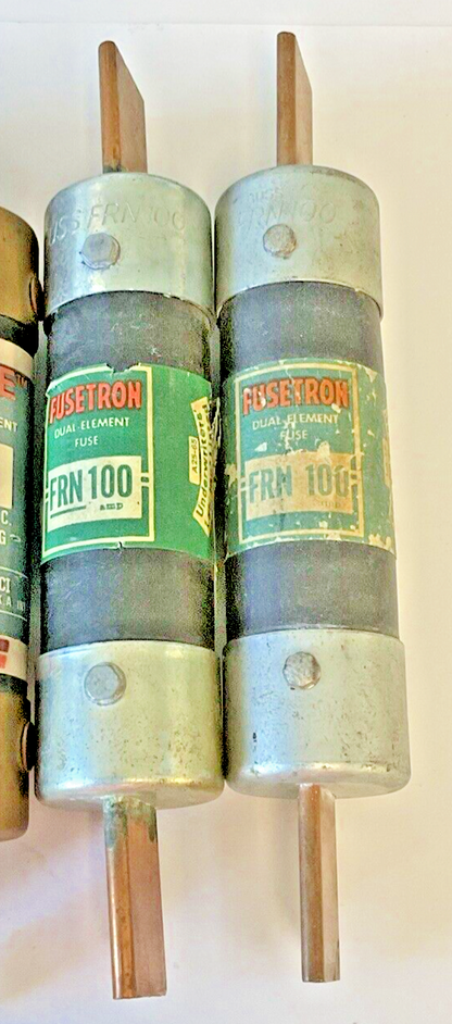 BUSSMANN/RELIANCE NON100, ECNR100, FRN100 FUSES 100A 250VAC ***LOTOF6***3