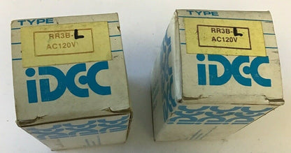 IDEC/SYSTECON RR3B-L RELAY 120VAC ***LOTOF2***0