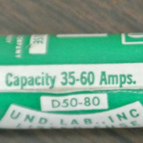 LOT of 8 CEFCO REN50 RENEWABLE FUSE / 50A / 250V / NEW SURPLUS / CAPACITY 35-60A4