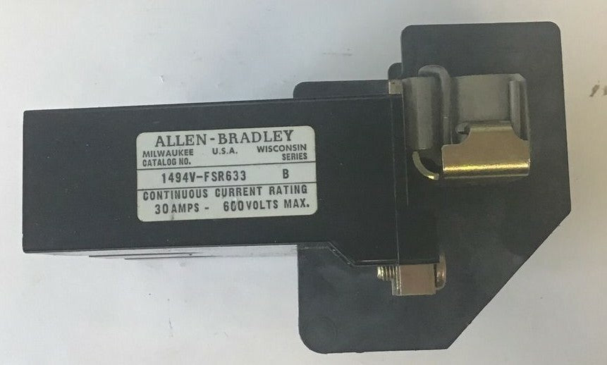 ALLEN BRADLEY 1494V-FSR633 FUSE BLOCK KIT SER.B 30A 600V0