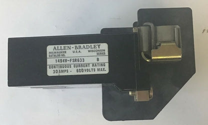 ALLEN BRADLEY 1494V-FSR633 FUSE BLOCK KIT SER.B 30A 600V0