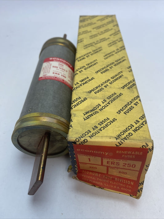 ECONOMY ERS 250 RENEWABLE FUSE 250AMP 600V0